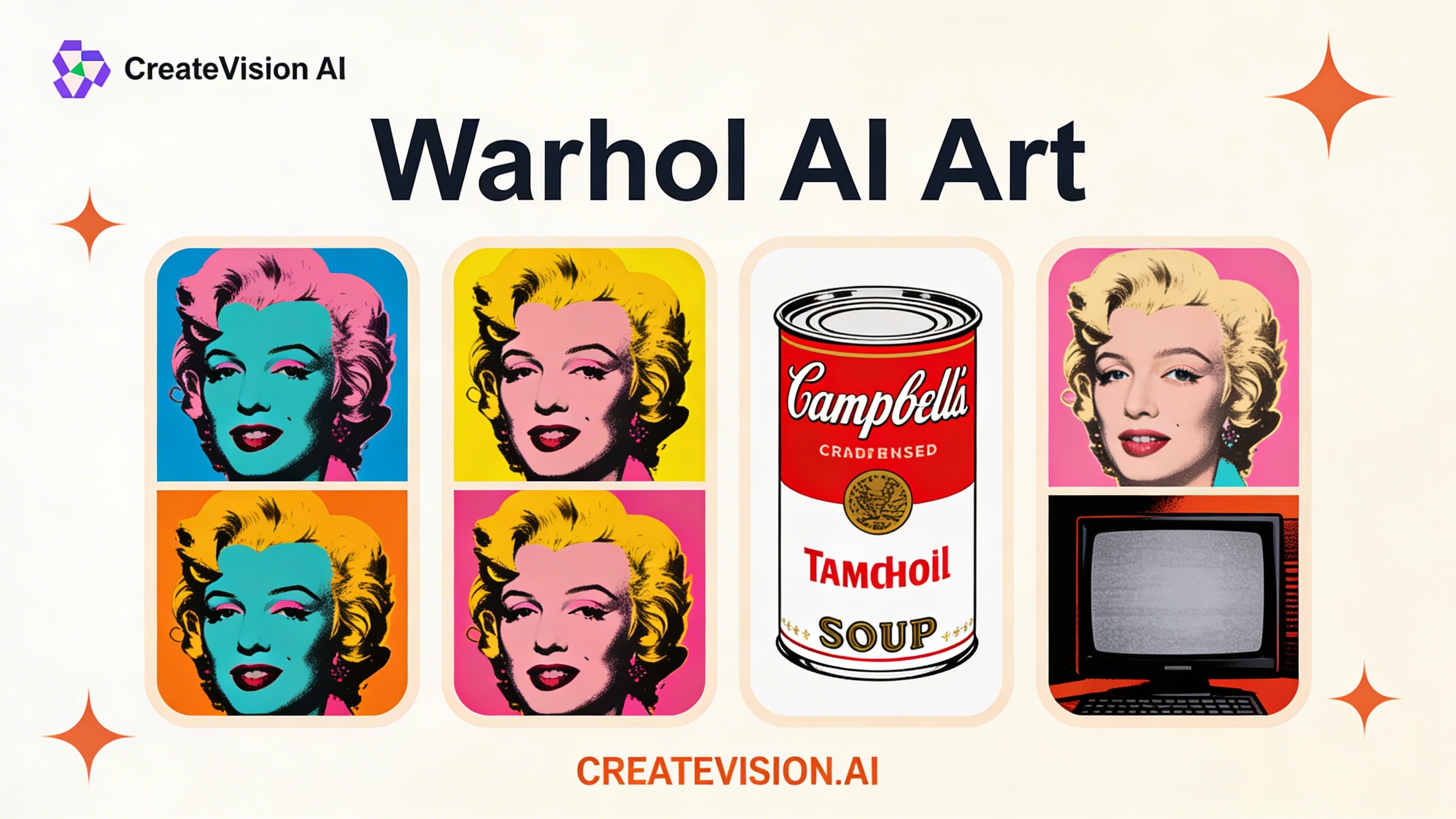 Andy Warhol AI Art Generator - Pop Art Style